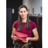 Emily psaníčko - bordó  Dámské kožené psaníčko