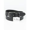 476 Henry opasek - černý prošívaný černou, zinková spona, velikost M (Zachraň kůži = více ks)  Univerzální pánský opasek. 1. jakost. Velikost M (na obvod pasu 92 – 107 cm). Délka opasku vč. spony cca 119 cm.