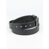 476 Henry opasek - černý prošívaný černou, zinková spona, velikost M (Zachraň kůži = více ks)  Univerzální pánský opasek. 1. jakost. Velikost M (na obvod pasu 92 – 107 cm). Délka opasku vč. spony cca 119 cm.