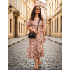 Bella kabelka - tmavě hnědá  Dámská kožená kabelka