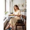 Bella kabelka - tmavě hnědá  Dámská kožená kabelka