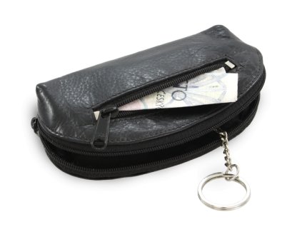 cierna kozena dvojzipsova klucenka 619 0367 60