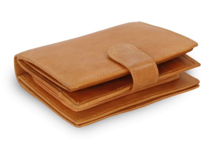 svetlo hneda damska kozena penazenka so zapinkou 511 9769 05