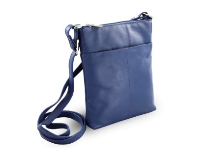 modra kozena zipsova minikabelka 212 3013 97