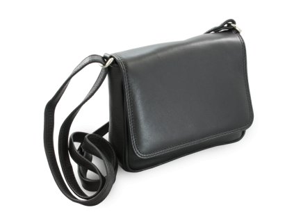 cierna kozena klopnova kabelka 213 3011 60