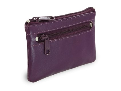 fialova kozena dvojzipsova klucenka 619 0370 76