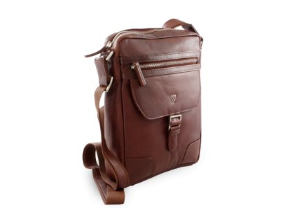 hnedy pansky kozeny zipsovy crossbag 215 1792 40