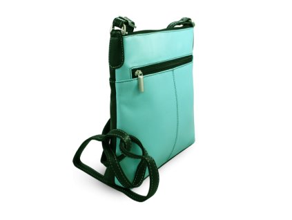 cierno svetlo modra kozena zipsova kabelka 212 3014 6091