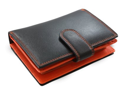 ciernooranzova damska kozena penazenka so zapinkou 511 8313 6084