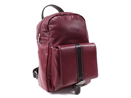 cervenocierny kozeny batoh 311 1717 3460