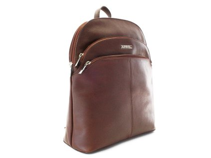 hnedy kozeny batoh 311 8955 40