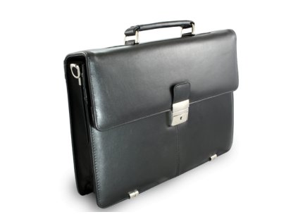 cierna kozena aktovka s dvoma vnutornymi priehradkami 112 2036 60