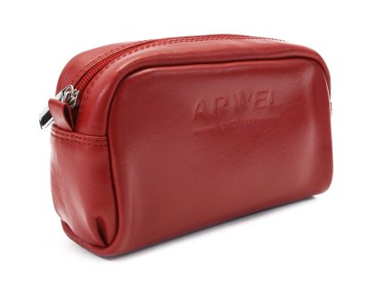 cervena damska kozena etue 611 0395 31