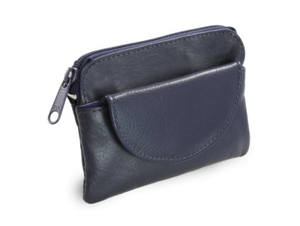 modra kozena klucenka so zipsovym a poklopovym vreckom 619 0365 97
