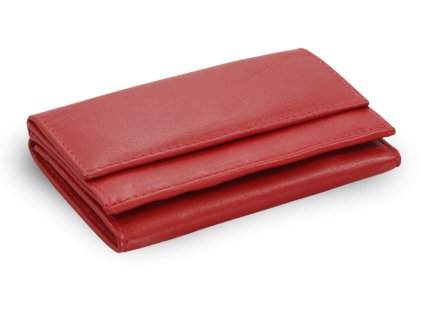 cervena damska kozena mini penazenka 511 4392a 31