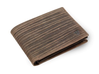 tmavo hneda panska kozena penazenka v style bamboo 513 4241 47