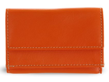 oranzova damska kozena mini penazenka 511 4392a 84
