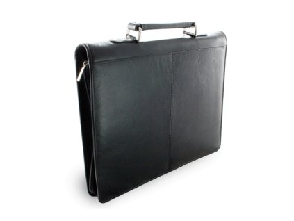 cierna luxusna kozena zipsova spisovka a4 116 5051 60