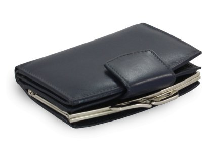 modra damska kozena ramova penazenka so zapinkou 511 4357 97