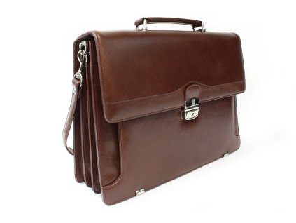 hneda kozena aktovka so styrmi vnutornymi priehradkami 112 6002 40