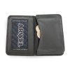 cierny kozeny vizitkar so zasobnikom 514 0004 60