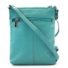 tyrkysova kozena zipsova minikabelka 212 3013 53
