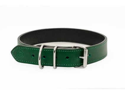 TLW Kožený obojek CLASSIC 40mm šíře