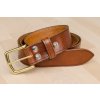 Kožený opasek JORDAN 40mm s mosaznou sponou