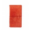 Prémiový kožený zápisník PUEBLO ve stylu Midori (Barva kůže Hořčicová, Formát/velikost Moleskine L (menší A5))