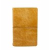 Prémiový kožený zápisník PUEBLO ve stylu Midori (Barva kůže Hořčicová, Formát/velikost Moleskine L (menší A5))