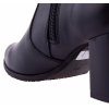 374 cerna damske kozene polobotky polokozacky kozacky levne prava kuze skin zimni boty obuv shoes winter vazani zip sexy levne zdarma doprava 7