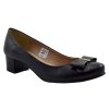 227 dámské cerne lodicky s masl nízký podpatek 1i