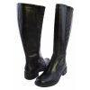 24518 1plus3 vysoke kozacky sexy hladke moderni kozene s gumou zdarma nejlevnejsi levne elegantni k satum casual