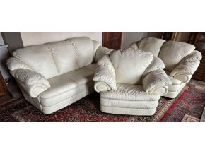 Kožená sedací souprava 3+2+1