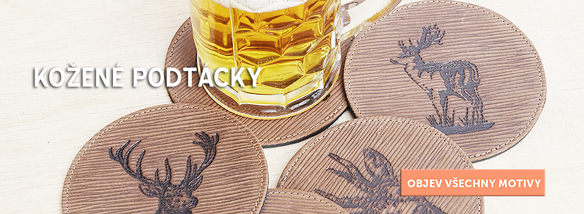 Kožené podtácky