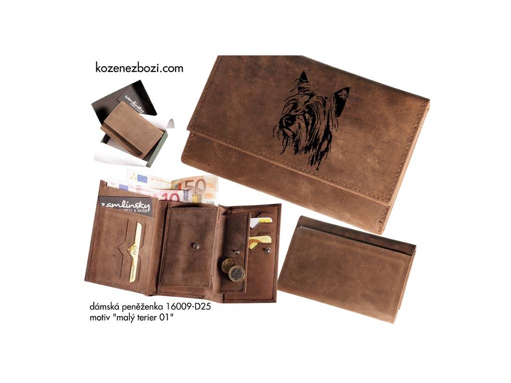 Pénztárca 009 "kis terrier 01"