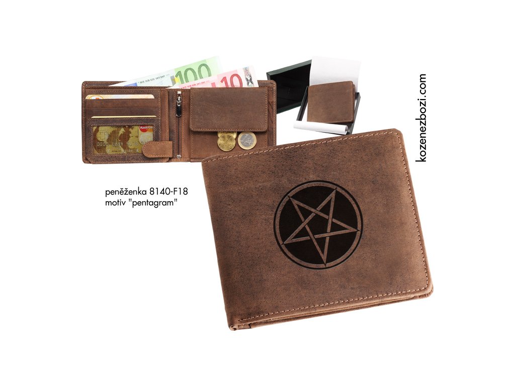Peňaženka 40 "pentagram"