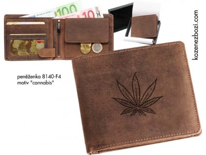 Peňaženka 40 "cannabis"