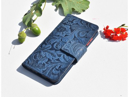 12700 damsky kozeny kryt na iphone 16 plus damascena blue