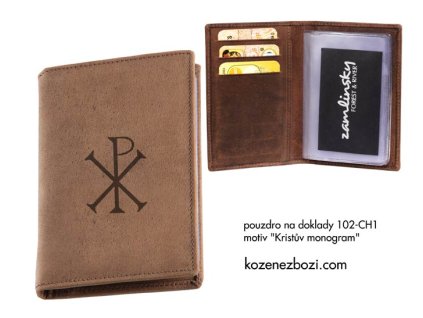 Carcasa pentru documente „Monograma lui Hristos”.