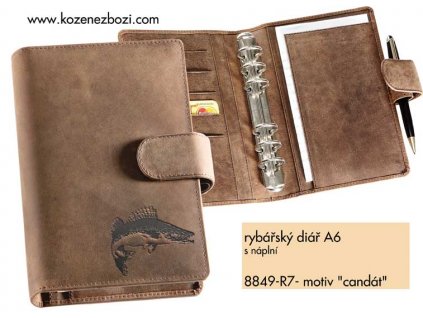Rybársky diár a6 "zubáč"