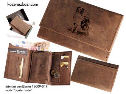 Női pénztárca "Border Collie" - 009