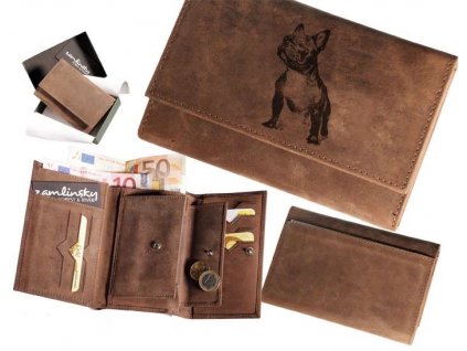pénztárca 009 "francia bulldog"