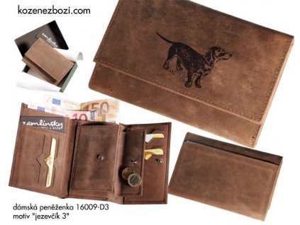 Peňaženka dámska 009 "jazvečík 3"