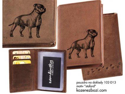 Irattartó "Staffordshire terrier"