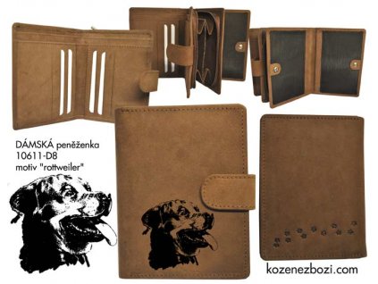 Portofel pentru femei - "Rottweiler" - 11