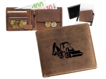 Peňaženka 40 "traktor bager"