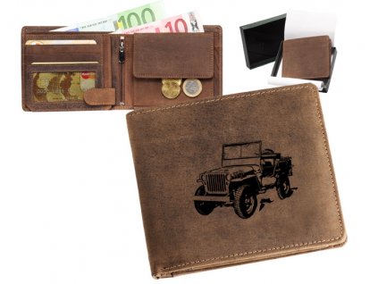 Peňaženka 40 "jeep willys"