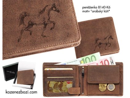 Peňaženka 40 "arabský kôň"