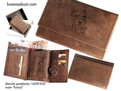 Női pénztárca "Schnauzer" - 009